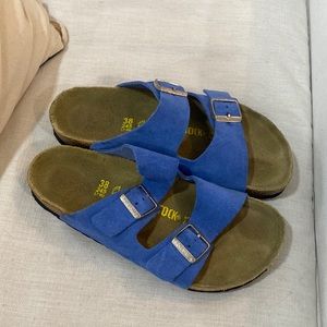 Birkenstock womens blue size 38